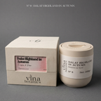Vina Botanics Dalat Highland in Autumn candle packaging on a gray background